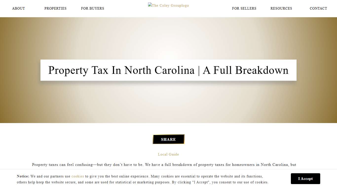 Property Tax in North Carolina | A Full Breakdown