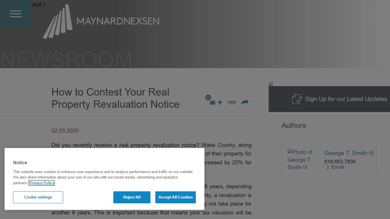 Wake County Property Tax Revaluations